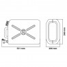 Plastic water jerry can with metal tap - 25 L Plastic water jerry can with metal tap - 25 L