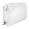 Plastic water jerry can with metal tap and soap-dispenser - 25 L Plastic water jerry can with metal tap and soap-dispenser - 25 L