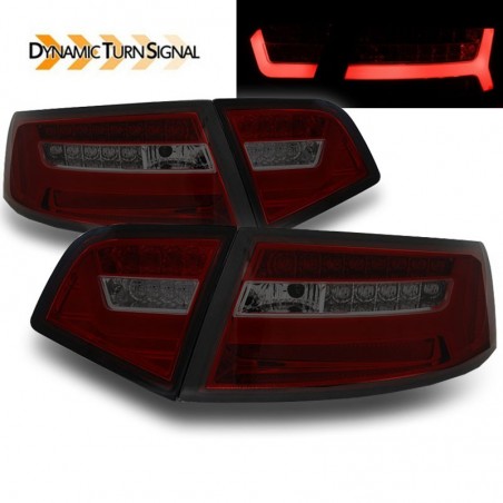 Feux arrière LTI avec clignotant dynamique pour AUDI A6 (C6) Feux arrière LTI avec clignotant dynamique pour AUDI A6 (C6)