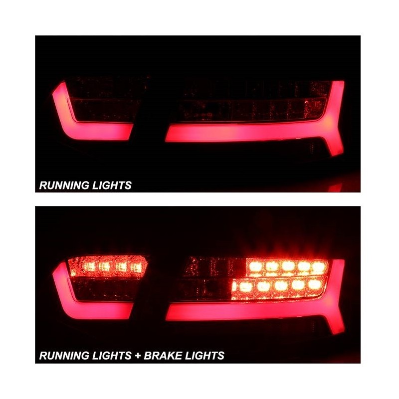 Feux arrière LTI avec clignotant dynamique pour AUDI A6 (C6)