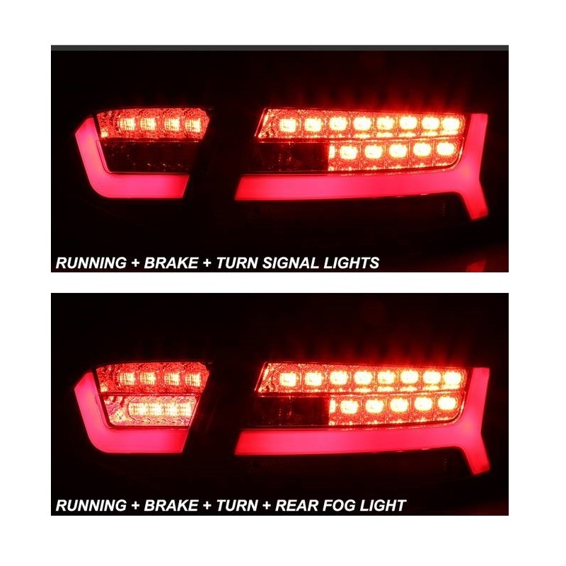 Feux arrière LTI avec clignotant dynamique pour AUDI A6 (C6)