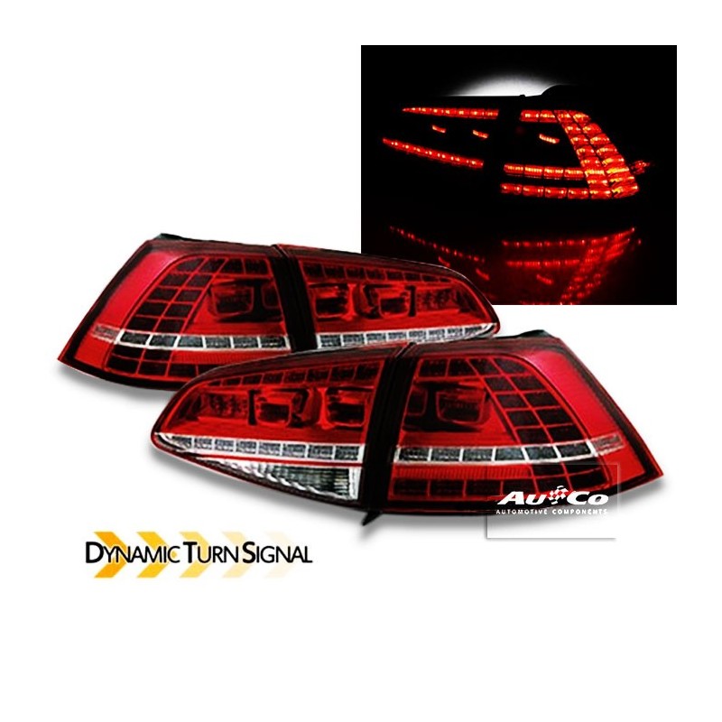Feux arrière LTI / LED avec clignotant dynamique pour VW GOLF 7