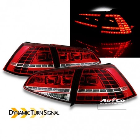 Feux arrière LTI / LED avec clignotant dynamique pour VW GOLF 7 Feux arrière LTI / LED avec clignotant dynamique pour VW GOLF 7