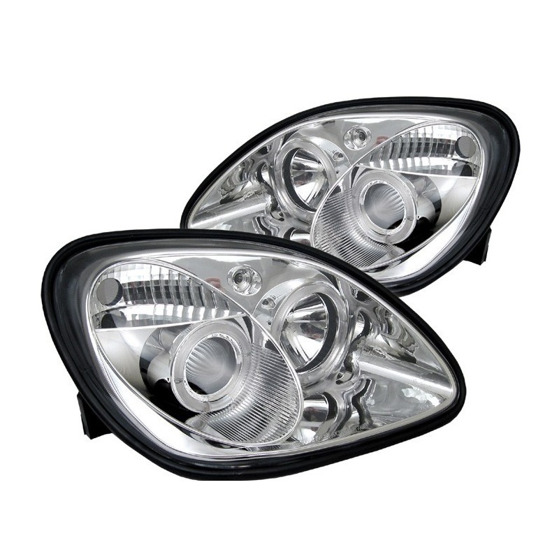 Projecteurs avec LED Angel Eyes pour MERCEDES-BENZ SLK R170