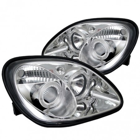 Projecteurs avec LED Angel Eyes pour MERCEDES-BENZ SLK R170