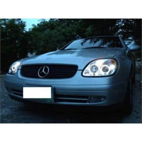 Projecteurs avec LED Angel Eyes pour MERCEDES-BENZ SLK R170