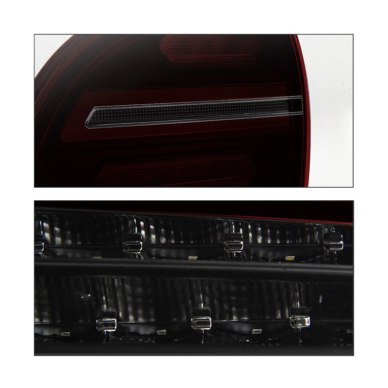 Feux arrière LTI / LED avec clignotant dynamique pour PORSCHE CAYENNE 2 (92A)