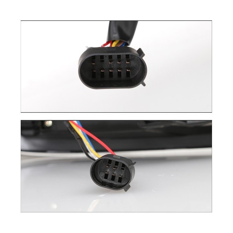 Feux arrière LTI / LED avec clignotant dynamique pour PORSCHE CAYENNE 2 (92A)