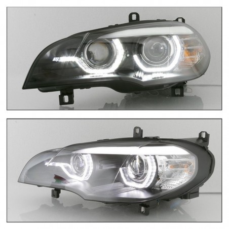 XENON Phares avant (AFS) avec 3D Angel Eyes pour BMW X5 / E70 XENON Phares avant (AFS) avec 3D Angel Eyes pour BMW X5 / E70