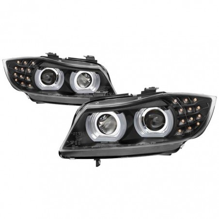 XENON Phares avant avec 3D Angel Eyes pour BMW 3 SERIES E90 / E91 XENON Phares avant avec 3D Angel Eyes pour BMW 3 SERIES E90 / E91