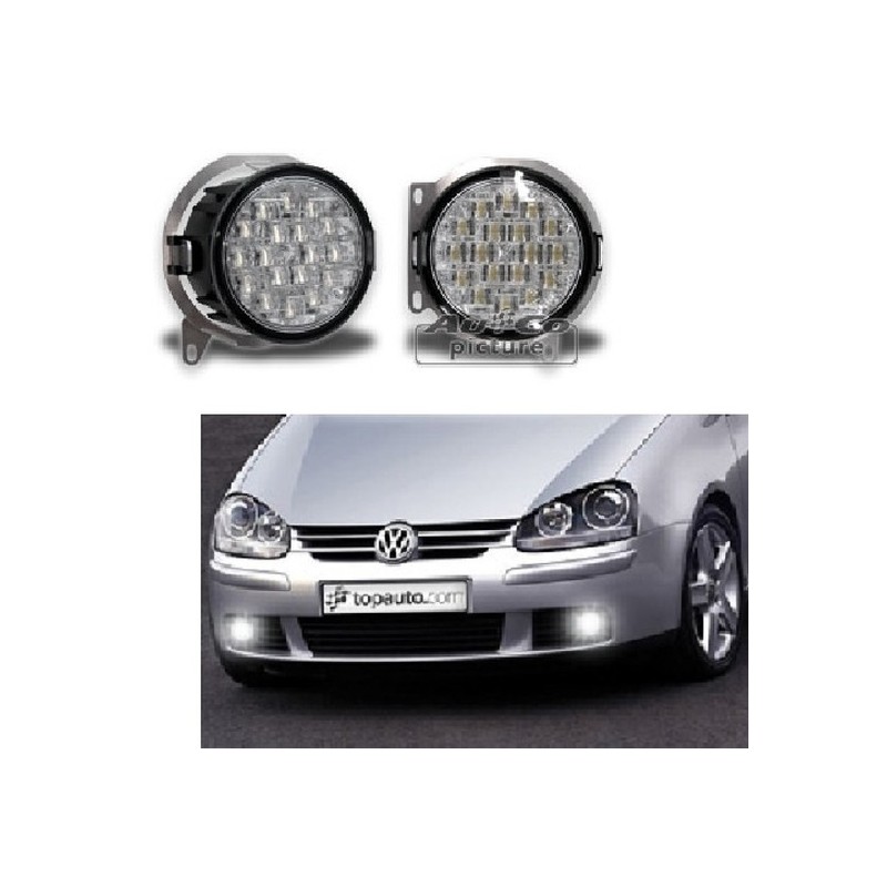 Kit Feux diurnes LED pour VW GOLF 5