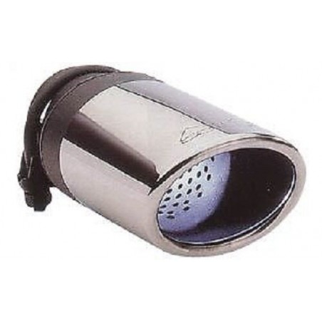 Auspuffblende Universal Chrom Rund 76 mm / Länge 170 mm Auspuffblende Universal Chrom Rund 76 mm / Länge 170 mm