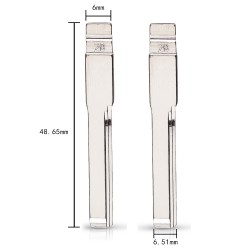 CAR KEY BLADE TYP HU64