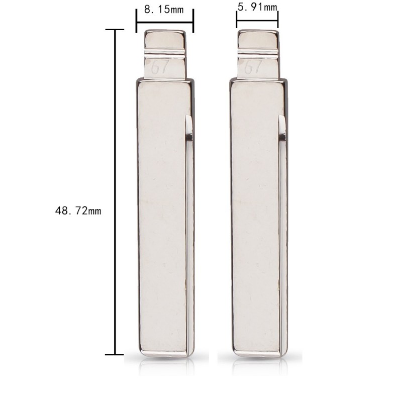 CAR KEY BLADE TYP HU92