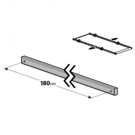 NORDRIVE KARGO / KARGO PLUS Roller + Extension kit (64 cm) NORDRIVE KARGO / KARGO PLUS Roller + Extension kit (64 cm)
