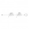 NORDRIVE KARGO / KARGO PLUS Roller + Extension kit (64 cm) NORDRIVE KARGO / KARGO PLUS Roller + Extension kit (64 cm)