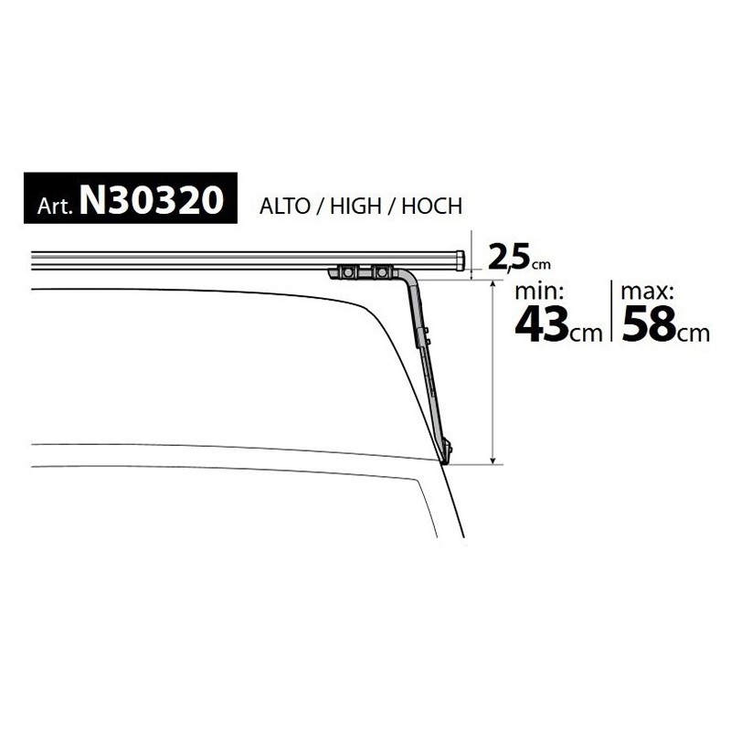 NORDRIVE KARGO Fitting kit - N30320