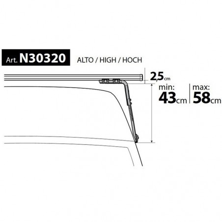 NORDRIVE KARGO Fitting kit - N30320