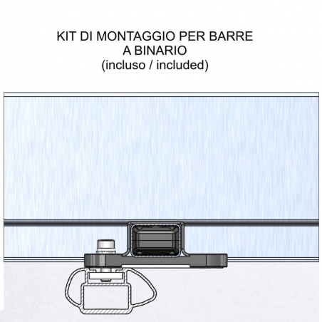 FABBRI AUTO CARGO MIDI Dachkorb (132 cm x 110 cm)