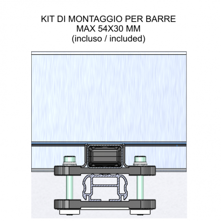 FABBRI AUTO CARGO MIDI Dachkorb (132 cm x 110 cm)