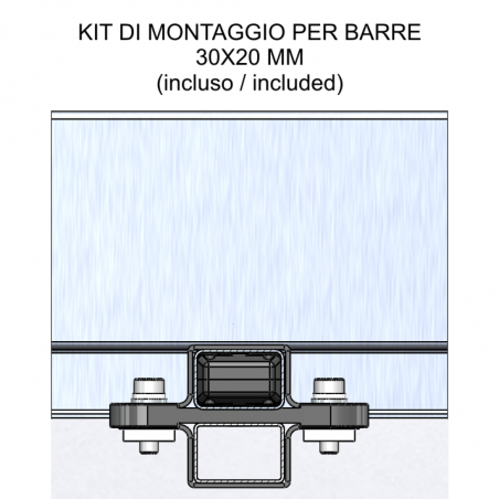 FABBRI AUTO CARGO MIDI Dachkorb (132 cm x 110 cm)