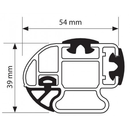 NORDRIVE KARGO PLUS Barres de toit 2-Barres pour CITROEN BERLINGO 1 NORDRIVE KARGO PLUS Barres de toit 2-Barres pour CITROEN BERLINGO 1