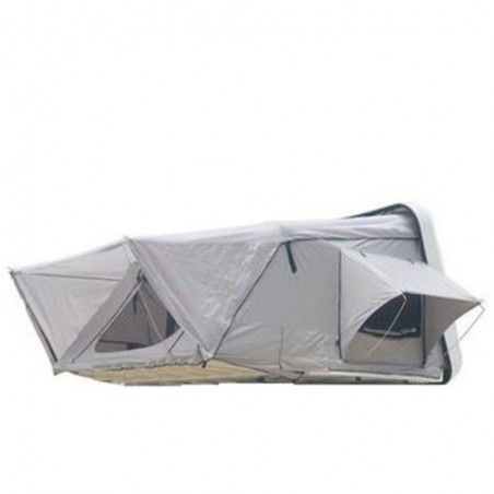 AUCOMOVE MAGIC OYSTER XXL Car Roof Tent White/Khaki AUCOMOVE MAGIC OYSTER XXL Car Roof Tent White/Khaki