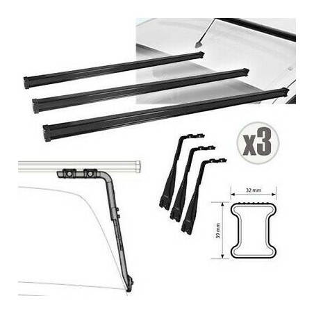 NORDRIVE KARGO Barres de toit 3-Barres pour FORD TRANSIT NORDRIVE KARGO Barres de toit 3-Barres pour FORD TRANSIT