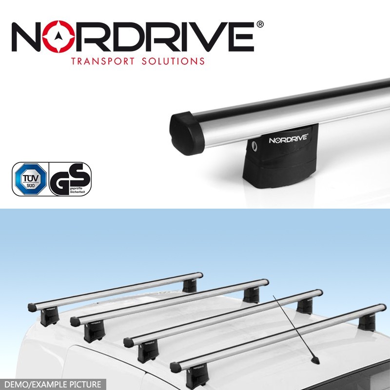 NORDRIVE KARGO PLUS Barres de toit 4-Barres pour OPEL VIVARO B