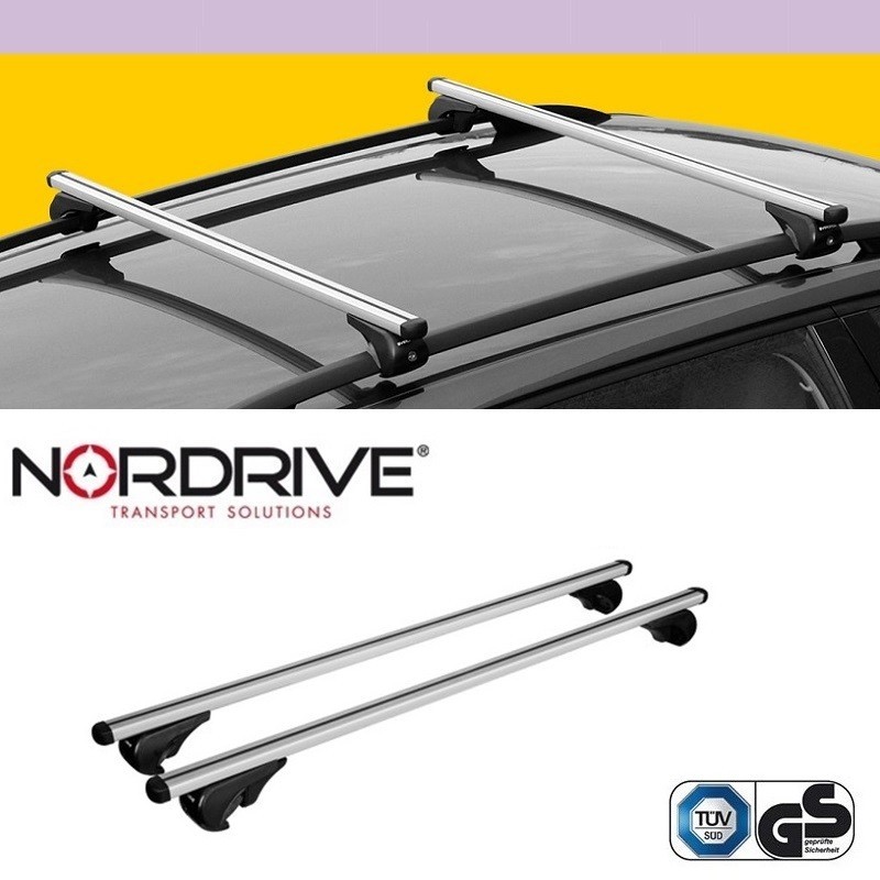 NORDRIVE YURO ALU Barres de toit pour SUZUKI IGNIS 3. GEN.