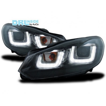 Projecteurs avec Feux Diurnes LED pour VW GOLF 6 Projecteurs avec Feux Diurnes LED pour VW GOLF 6