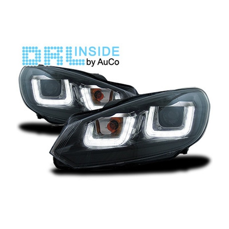 Projecteurs avec Feux Diurnes LED pour VW GOLF 6