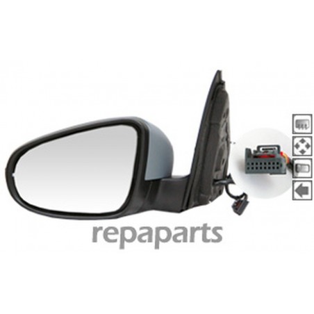 Retroviseur pour VW GOLF 6 - Gauche - Rabattable électriquement + Retroviseur pour VW GOLF 6 - Gauche - Rabattable électriquement +