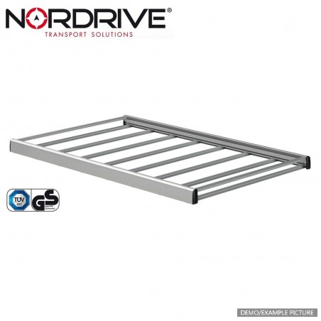 NORDRIVE KARGO RACK COMPACT Galerie de toit 210 cm x 150 cm x 7 cm NORDRIVE KARGO RACK COMPACT Galerie de toit 210 cm x 150 cm x 7 cm