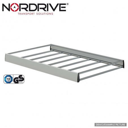 NORDRIVE KARGO RACK COMPACT Galerie de toit 210 cm x 135 cm x 12 cm NORDRIVE KARGO RACK COMPACT Galerie de toit 210 cm x 135 cm x 12 cm