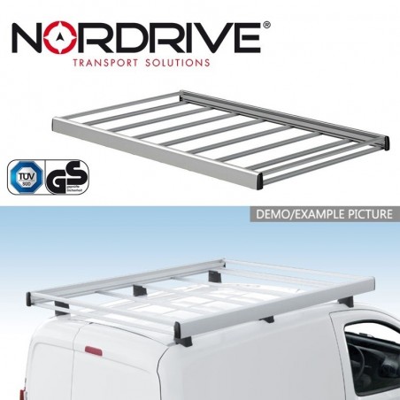 NORDRIVE KARGO RACK Galerie de toit (180x135x7) pour VW CADDY 4 / LIFE NORDRIVE KARGO RACK Galerie de toit (180x135x7) pour VW CADDY 4 / LIFE