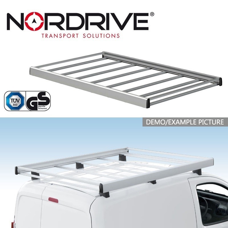 NORDRIVE KARGO RACK Galerie de toit (210x135x7) pour VW CADDY 4 MAXI / LIFE