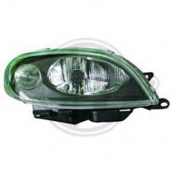 phares design, noir, H4,  règl. électr., anneaux       SAXO,