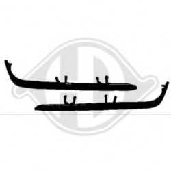 baguette de calandre Droite    R 9/11,