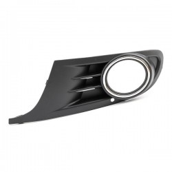 Grille cache antibrouillard avec insert chromé coté gauche