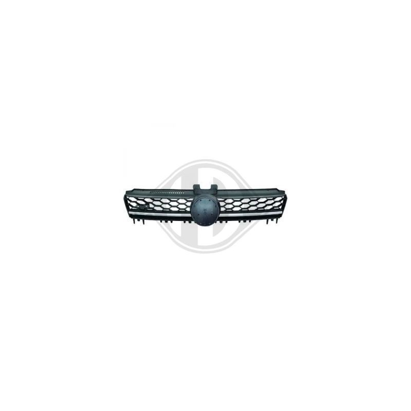 Calandre Golf 7 GTI en nid d'abeille avec liseret chrome
