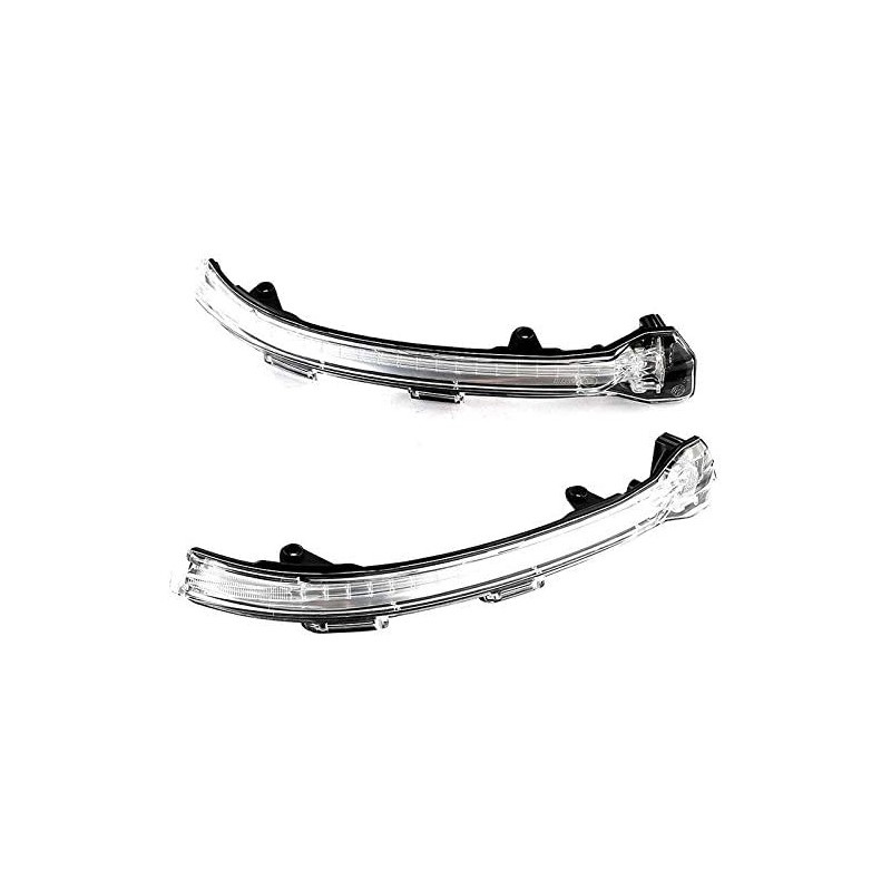 Clignotants de rétroviseur à effet dynamique chrome Pour Golf 7 et Touran