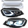 Phares pour VW Golf 7 Full Led avec animations et clignotants dynamique Phares pour VW Golf 7 Full Led avec animations et clignotants dynamique