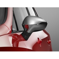 Boîtier de rétroviseur SEAT chromé finition mate