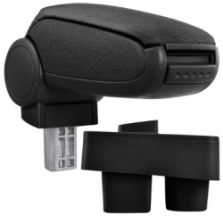 Accoudoir central en Tissu noir - Roomster