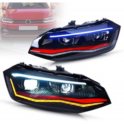 Kit Phares Led GTI Polo 6 (AW) avec clignotants dynamique