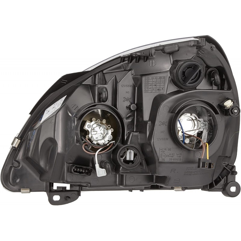 Phare noir Renault CLIO 2001 à 2005 avant droit