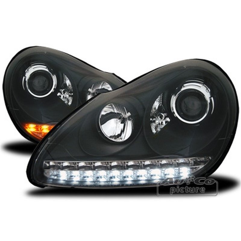 Projecteurs Xénon avec LED Optique Feux Diurnes Porsche Cayenne (9PA)