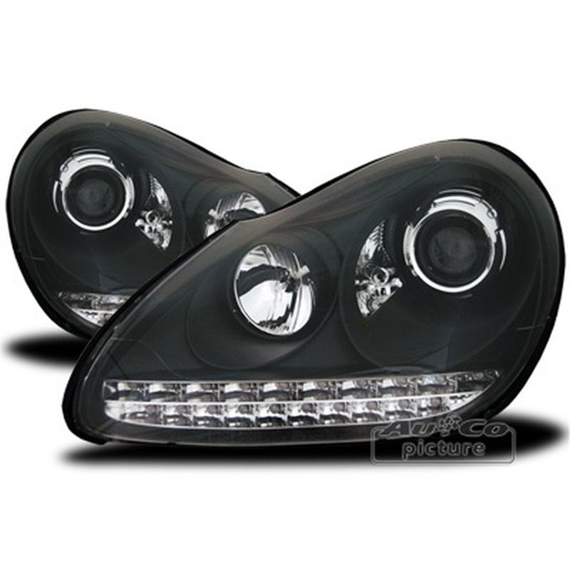 Projecteurs Xénon avec LED Optique Feux Diurnes Porsche Cayenne (9PA)