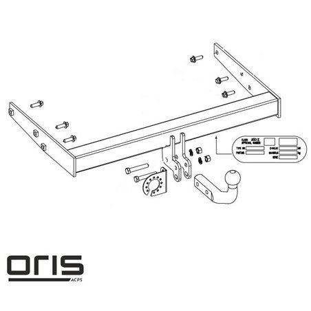 WESTFALIA Attelage de remorque pour VW T6 TRANSPORTER / BUS